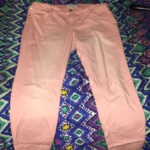 PINK WASHED JEAN/ JEGGINGS
